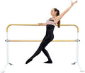 Ballet Barre Portable for Home or Studio, Height Adjustable Bar for Stretch, Pilates, Dance or Active Workouts, Single or Double Bar, Kids and Adults