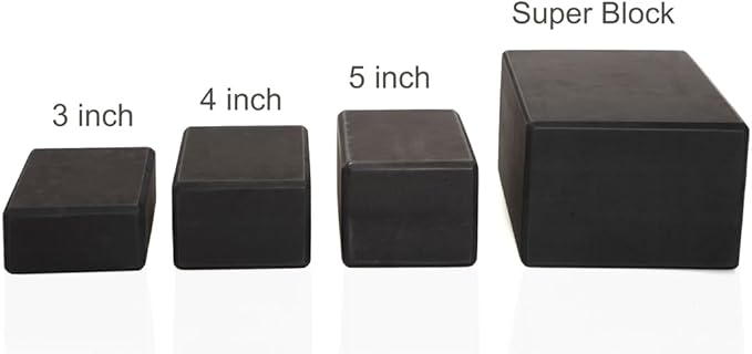 𝗘𝘃𝗲𝗿𝘆𝗱𝗮𝘆 𝗬𝗼𝗴𝗮 Foam Block with Soft Non-Slip Surface for Stability, Balance, and Deepen Stretches - Ideal for Yoga, Pilates, and Meditation Accessories (Sold Singular)