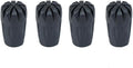 Walking Stick Tips Rubber 4pcs Trekking Pole Tips Replacement- Rubber Feet for Hiking Poles, Walking Sticks, Trekking Poles | Rubber Tip for Walking Sticks Hiking Trekking Poles Boot Tips Rubber Feet