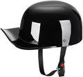 Vintage Open Face Motorcycle Helmet Retro Baseball Cap Half Helmets Women Men for Scooter Moped Cap Street Cruiser Jet - DOT Certified