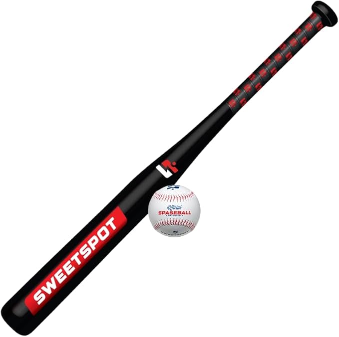 SweetSpot Backyard Homerun Kit | Complete Backyard Baseball Set | Includes Strikezone, Plastic Big Barrel Bat, Plastic Balls, and Field Markers