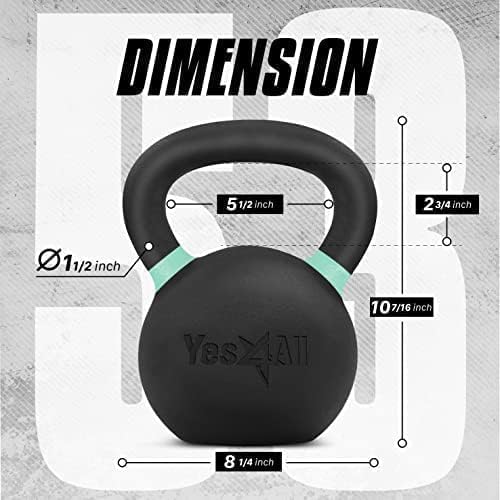 Yes4All Cast Iron Kettlebell