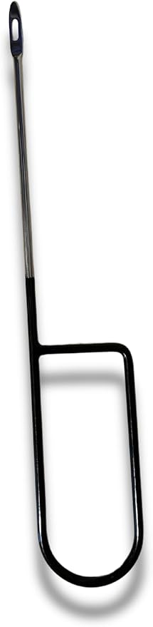 ‎Sports Lacing Tool – Heavy-Duty Steel Tip with Rubberized Handle – for Footballs, Baseball Gloves, Softball, and Hockey – No Lace Included