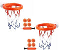 Cyfie Bathroom Basketball Hoop Toddler, 2Pack Basketball Hoop Mini for Bathroom Bedroom, Fun Bathtub Bath Toys with 8 Balls for Kids Girls Boys
