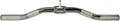 Gronk Fitness Aluminum Revolving Curl Bar | Cable Attachments for Functional Trainer & Gym Cable Machines