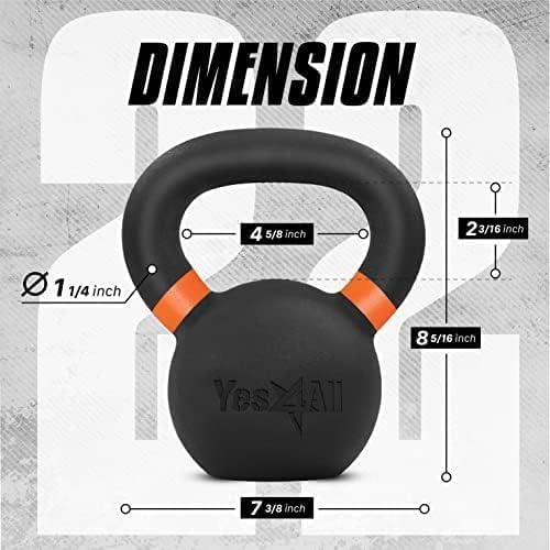 Yes4All Cast Iron Kettlebell