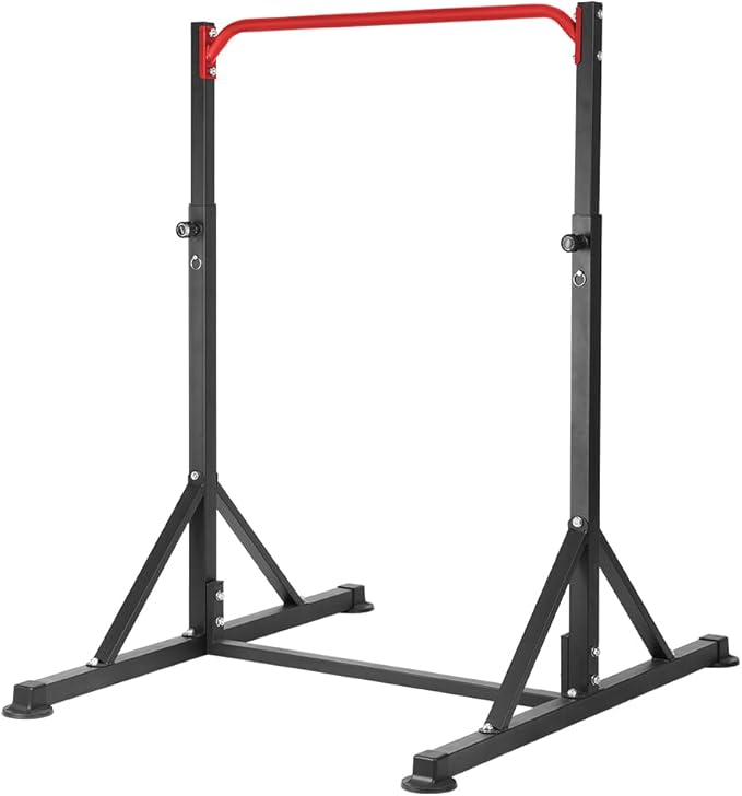 ONETWOFIT Pull Up Station, Power Tower Adjustable Pullup Bar Multifunction Strength Training Workout Gym Equipment Free Standing Chin up Bar for Home Outdoor, Support 440LBS