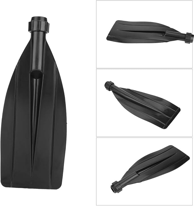Tbest Canoe Paddle Replacement Blade,Kayak Paddle Replacement Blade,Kayak Paddle Blade,1 Pair Kayak Canoe Boat Paddle Leaf Oar Replacement Accessories Black