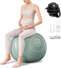 YOTTOY Anti-Burst Exercise Ball for Working Out, Yoga & Pregnancy, Extra Thick Workout Ball for Physical Therapy & Fitness