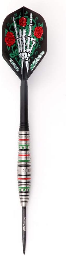 CUESOUL Jazz-Metal 21g/23g/25g 90% Tungsten Steel Tip Dart Set with Integrated Dart Shafts and Dart Flights
