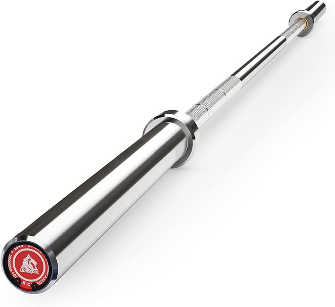 LIONSCOOL 7FT Olympic Barbell for Weightlifting, Power Lifting, 2 Inch Strength Training Bar for Squats, Deadlifts, Presses, Rows, Curls - 700lbs/1000lbs/1500lbs Capacity