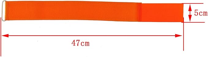 6 Pack 3 Legged Race Bands Colorful Firm Elastic Bands for Kids Adult Outdoor Fun (6)