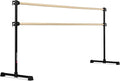 VITA Barre Portable Freestanding Double Ballet Barre, Professional | Adjustable Height, Made in USA, Home or Gym Exercise Equipment for Kids & Adults | Dance, Fitness, Pilates