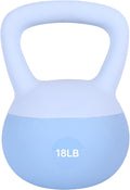 Leikefitness Soft Kettlebells,Steel Shot Filled Weights for Women and Men,Color Coded Anti Slip Soft Kettlebells,Home workout
