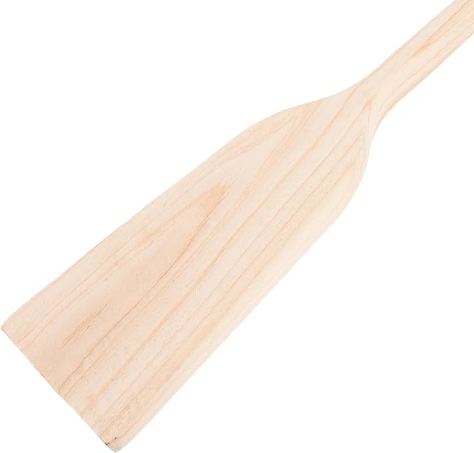 jojofuny Sustainable Wood Paddle Boat 19.5 Inches Kayaking Boating Canoeing Oar Paddle Grips for Boys and Girls Adults