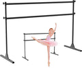 SELEWARE Height Adjustable Ballet Barre Freestanding Ballet Bar Heavy Duty Dance Bar Support Barre Movements Body Stretch Pull-ups, Sturdy Construction Never Fall Apart, Anti-Slip