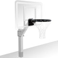 PROGOAL Aluminum Shot and Dunk Poolside Basketball Hoop - In Ground Removable Rust-Resistant Adjustable Height Pool Basketball Game System with Clear Backboard 1/2 Springs Rim and Three Balls