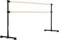 VITA Barre Portable Freestanding Double Ballet Barre, Prodigy, Wood | Adjustable Height, USA Made, Home or Gym Exercise Equipment for Kids & Adults | Dance, Fitness, Pilates