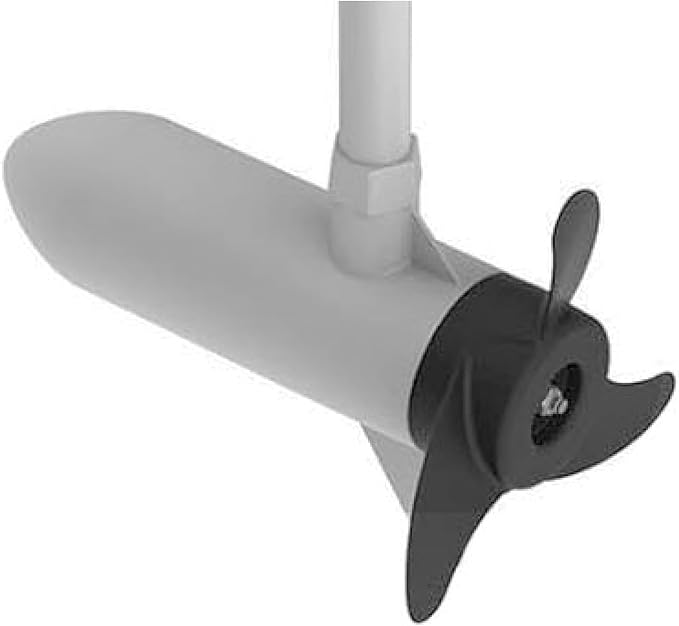 Zichen Haswing White 12V 55LBS 26inch Transom Trolling Motor with Wireless Remote, Foot Control for Inflatable Pontoon Boat, Dinghy Kayak Fishing, One Person Boat Fishing in Saltwater and Freshwater