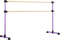VITA Barre Portable Freestanding Double Ballet Barre, Prodigy, Wood | Adjustable Height, USA Made, Home or Gym Exercise Equipment for Kids & Adults | Dance, Fitness, Pilates