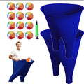 Granny Pants Yard Game Sets(2Pcs), Granny Pants Outdoor Games for Adults and Family, Party Field Day Games with 12 Bouncy Balls, More Balls for Backyard Park Beach