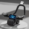 Bersauji 2025 New Ab Roller Wheel with Knee Mat &Timer, Automatic Rebound Abdominal Wheel, Ab Abdominal Exercise Roller with Elbow Support, Abs Workout Equipment Ab Exercise Roller for Women Men.