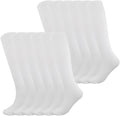 Fitliva Knee High Long Sports Socks Unisex Multicolor 3/6/12 Pairs