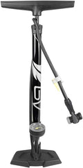 BV Bicycle Pump Durable Bike Floor Pump 17/24 inch Smart Valve Head, 160 psi, Automatically Reversible Presta and Schrader