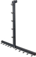 Lat Pull Down Bar Gym Accessory Rack, Lat Pulldown Attachments Cable Attachment Storage Rack for Mag Grip - Home Gym Fitness Heavy Duty A-Frame Stand