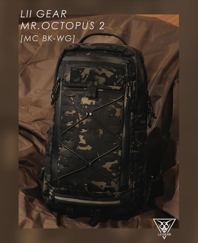 Lii gear New Octopus 2 Uhmwpe Outdoor Backpacks X-Pac Leisure Waterproof Outdoor Commuting Travel Hiking Backpacks