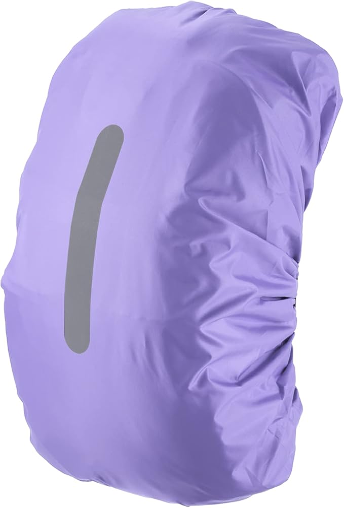PATIKIL Waterproof Backpack Rain Cover, Non-Slip Backpack Cover with Vertical Reflective Strap Stay Dry for Hiking, Camping, Hunting
