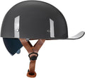 Vintage Retro Open Face Motorcycle Helmet Baseball Cap Half Helmets with pull-down Lens for Men Women Moped Cap Jet Scooter Street Cruiser - DOT Certified (Gray,Large)