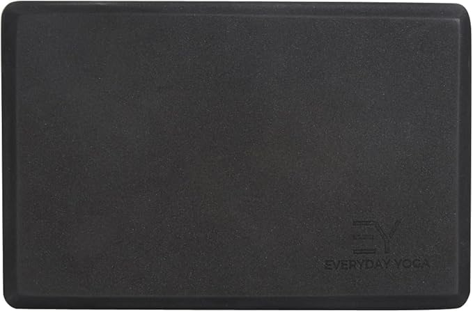 𝗘𝘃𝗲𝗿𝘆𝗱𝗮𝘆 𝗬𝗼𝗴𝗮 Foam Block with Soft Non-Slip Surface for Stability, Balance, and Deepen Stretches - Ideal for Yoga, Pilates, and Meditation Accessories (Sold Singular)