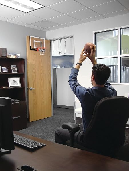 SKLZ Pro Mini Indoor Basketball Hoop - Over The Door – Portable - Great For Home, Dorms, Offices, and Gifts