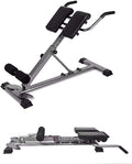Roman Chair Back Hyper Extension Bench Adjustable Exercise Machine for Home Gym Abdominal Workout Equipment Foldable 30-40-50 Degrees Adjustable