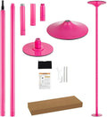 Dance Pole Set -Premium Height Adjustable 7.38-8.85ft Portable 45mm Diameter 360°Spinning Dancing Pole for Home,200KGS Capacity,Drill-Free Installation with Floor-to-Ceiling Stability