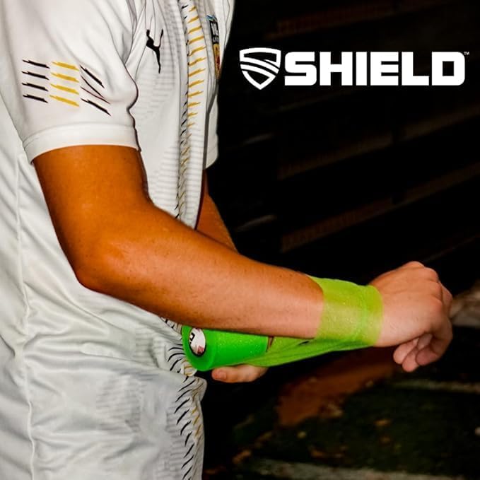 Shield Athletic Underwrap | Bulk Case of 48 Rolls of PreWrap, Hair Tie, Headband, Patellar Support, Pre-Wrap Athletic Tape, 2.75" X 30 SYards, Foam Barrier, Flexible, Breathable (Teal)