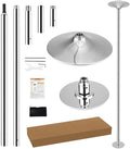 Dance Pole Set -Premium Height Adjustable 7.38-8.85ft Portable 45mm Diameter 360°Spinning Dancing Pole for Home,200KGS Capacity,Drill-Free Installation with Floor-to-Ceiling Stability