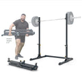 Verse Agile Rack - Portable Multipurpose Squat Rack Bench Press Barbell Rack - Heavy Duty Holds Up To 700lbs - 2 Min Set Up - Folds for Easy Storage - Perfect for Home Gyms & Training Studios