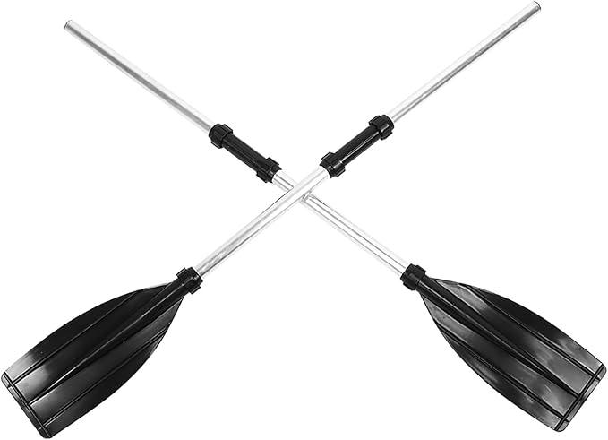 Gonetre 125CM/49.2In Detachable Afloat Oars Aluminum Alloy Paddles Dual End Portable for Boat Kayak Raft Canoe 52 * 18 * 8*CM Other Means of Transportation