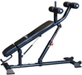 Pro ClubLine (SAB500B) Ab Bench by Body-Solid - Adjustable Sit Up/Weight Bench for Full Abdominal, Decline, Incline, and Flat Exercise, Black Finish