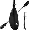 Kayak Paddle - Adjustable 2 Pieces Aluminum Alloy Shaft with Glass Fiber Blade for Surfing,Oar Fishing Easy Packable Travel