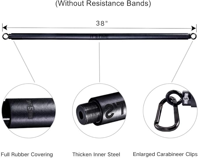 INNSTAR Cable Handles Gym Equipment, Resistance Band Handles with Solid ABS Core Grips, D Handle Cable Attachment, Heavy Duty Exercise Handles, Cable Machine Handles