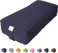 Sol Living Yoga Bolster Pillow Rectangular Meditation Cushion Cotton Meditation Accessories for Restorative Yoga Meditation Pillow Yoga Pillow Firm Body Pillow Bolster Pillow for Legs Removable Cover