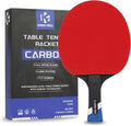 Professional Ping Pong Paddles-Lightweight Carbon Fiber Table Tennis Rackets with 7-Ply Blade, 2.0mm Premium Sponge, ITTF Approved Rubber - for Tournament-Level Performance Table Tennis Paddles
