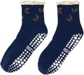 Crew Half Calf Grip Socks, Cutest Fruits Pilates Socks, Ruffle socks, Non-Slip, Barre Yoga Fitness
