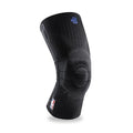 Bauerfeind Sports Knee Support NBA - Officially Licensed Basketball Knee Brace - Relief and Stabilization - Targeted Compression - Lightweight & Durable - Black, Large