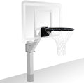 PROGOAL Aluminum Shot and Dunk Poolside Basketball Hoop - In Ground Removable Rust-Resistant Adjustable Height Pool Basketball Game System with Clear Backboard 1/2 Springs Rim and Three Balls