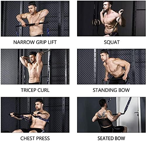 INNSTAR Cable Handles Gym Equipment, Resistance Band Handles with Solid ABS Core Grips, D Handle Cable Attachment, Heavy Duty Exercise Handles, Cable Machine Handles