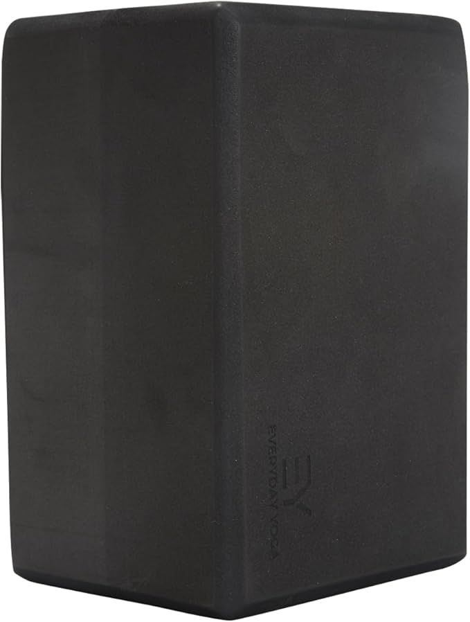 𝗘𝘃𝗲𝗿𝘆𝗱𝗮𝘆 𝗬𝗼𝗴𝗮 Foam Block with Soft Non-Slip Surface for Stability, Balance, and Deepen Stretches - Ideal for Yoga, Pilates, and Meditation Accessories (Sold Singular)
